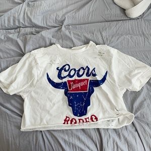 Colors Banquet Rodeo Cropped Tee